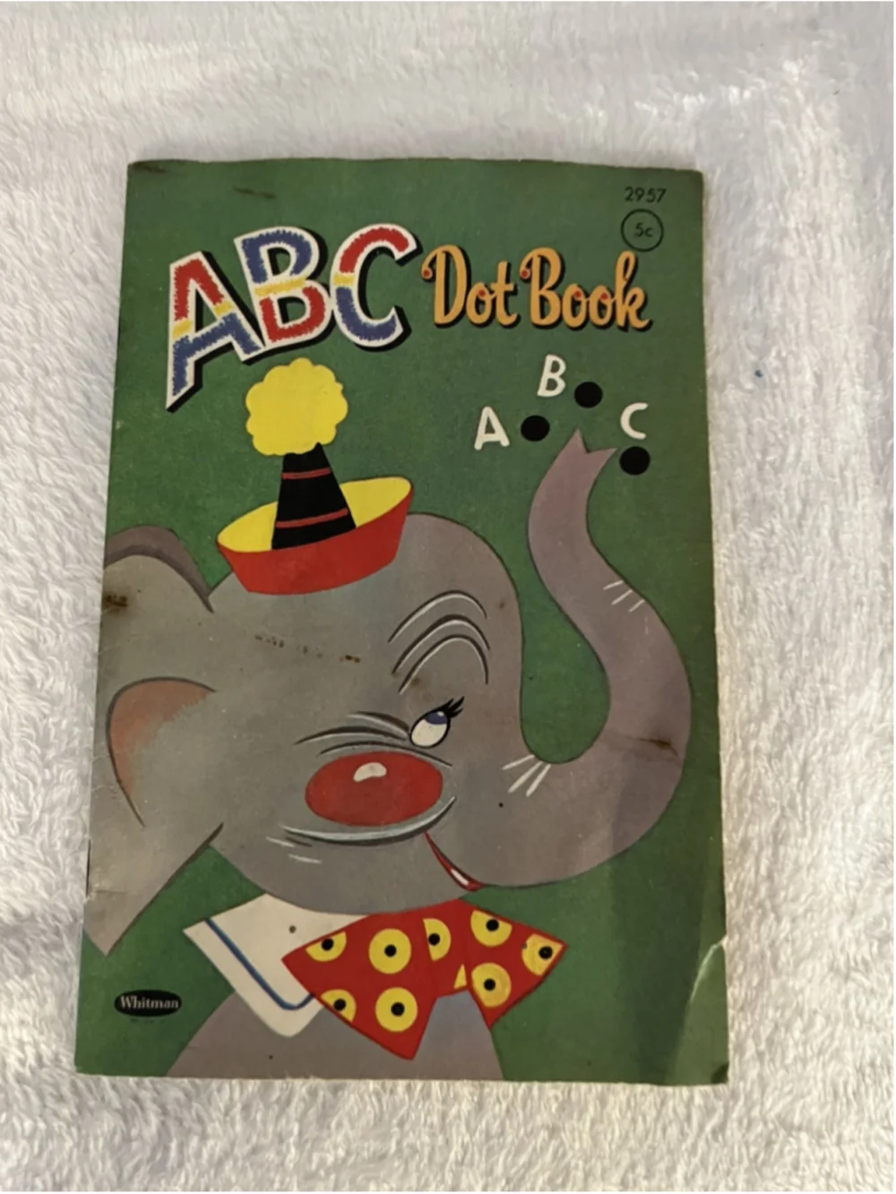 Vintage 60’s Whitman Dot To Dot Activity Book WORN SOME AREAS HTF ELEPHANT ONE